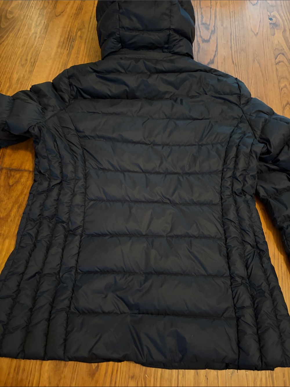 Heat Keep Women's Hooded Packable Black Puffer Jacket - Picture 7 of 7